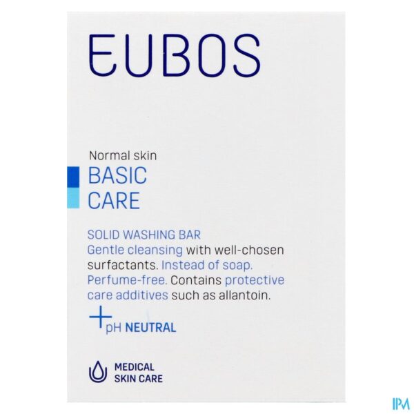 Eubos Compact Blauwe Wastablet Zonder Parfum 125g