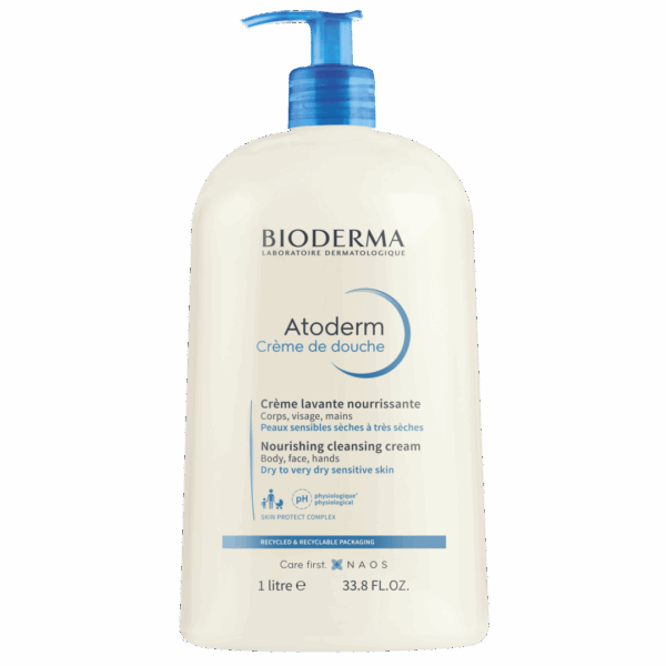 Bioderma Atoderm Voedende en Beschermende Wascrème 1l