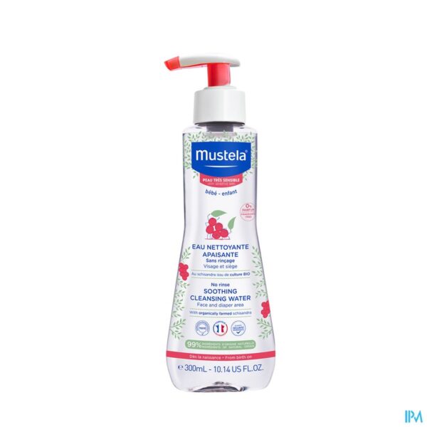 Mustela Verzorgend Reinigend Water zonder Spoelen 300ml