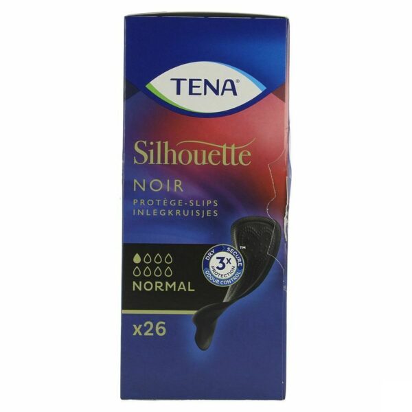 Tena Silhouette Normal Noir Liner 26