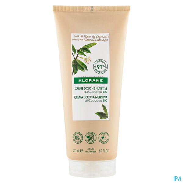Klorane Lichaam Douchecr Cupuacubloem 200ml Nf