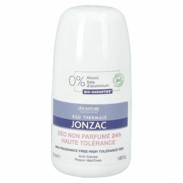 Jonzac Reactive Deo Hoge Tolerantie Z/parfum 24u Bio 50ml