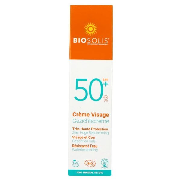 Biosolis Zonnecrème Gezicht SPF50+ 50ml