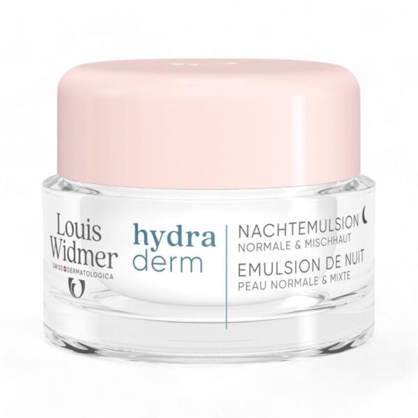 Louis Widmer Hydraderm Nachtemulsie Met Parfum 50ml