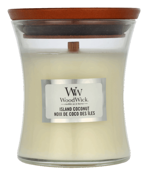 Woodwick Island Coconut Mini Hourglass Candle 0