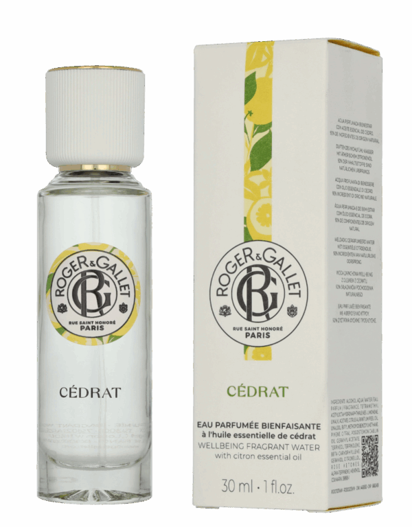 Roger & Gallet Cedrat Wellbeing Fragrant Water Eau de Parfum Eau de Toilette 30 ml Dames
