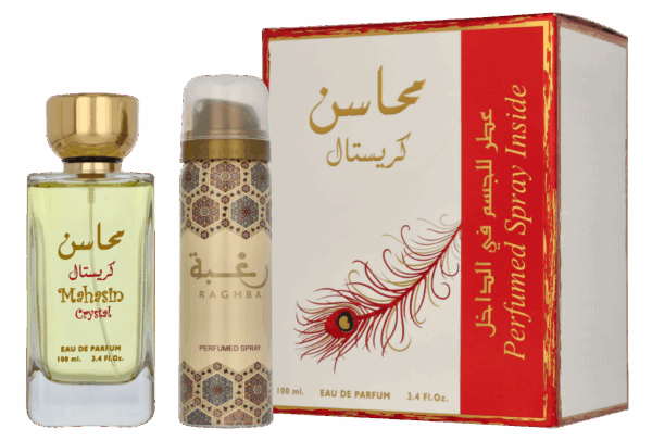 Lattafa Mahasin Crystal Giftset 150 ml Eau de Parfum Dames