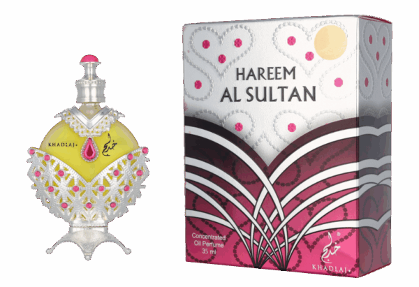 Khadlaj Women&apos;s Hareem Sultan Silver Attar Oil Perfume 35 ml Eau de Toilette Dames