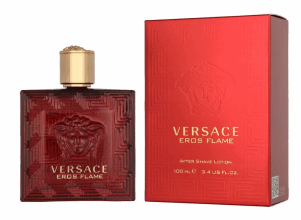 Versace Eros Flame After Shave Lotion 100ml Vloeibare aftershave Eau de Toilette Heren