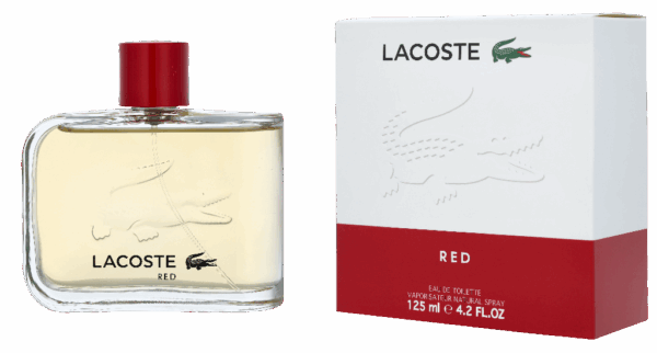 Lacoste Red Pour Homme Eau de toilette Spray 125ml Heren