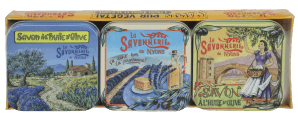 La Savonnerie De Nyons Soap Bar Set 3 Pcs - Provencal Scenes 100 g Zeep 300 g