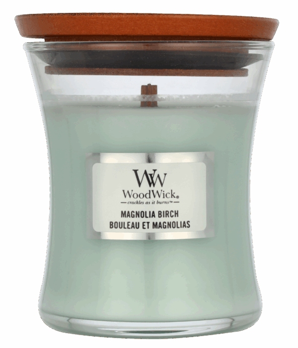 Woodwick Magnolia Birch Mini Hourglass Candle 0