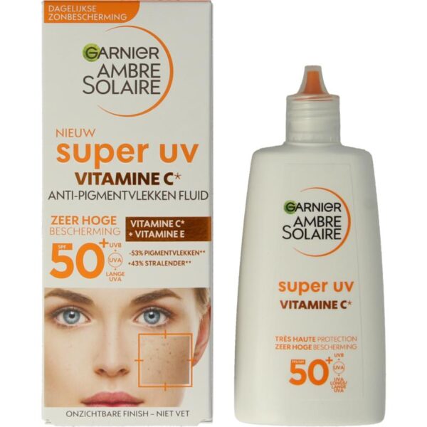Ambre Solaire Fluid vitamine C super UV SPF50+