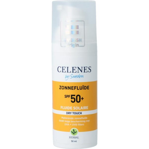 Celenes Herbal dry touch sunscreen fluid SPF50