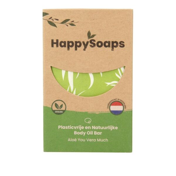 Happysoaps Body oil bar aloe you vera much