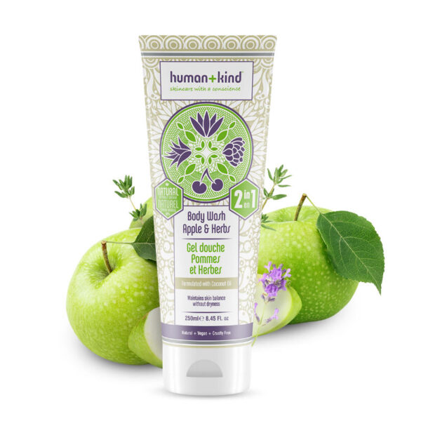 Human+Kind 2-in-1 Bodywash apple herbs vegan