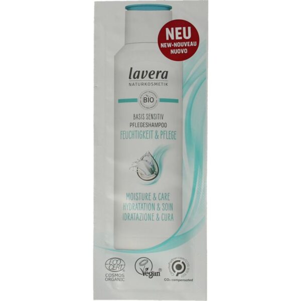 Lavera Basis Sensitive shampoo moisture & care sample