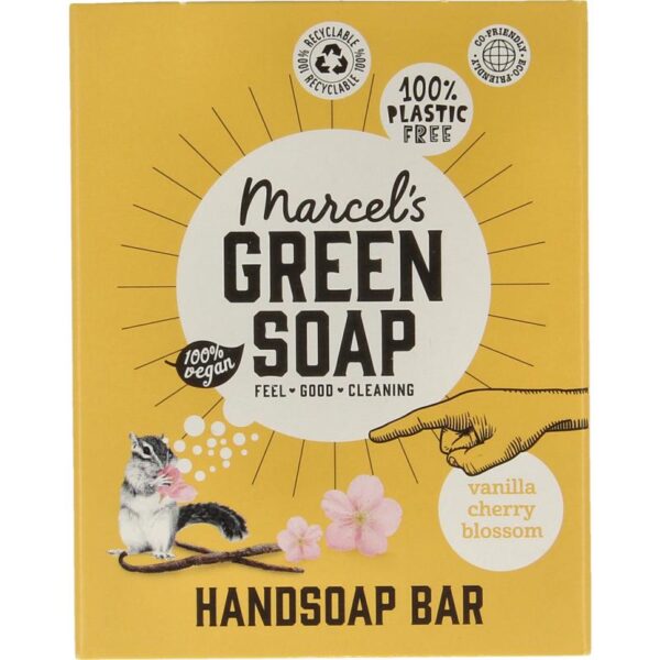 Marcel&apos;s GR Soap Handzeep bar vanille & kersenbloesem