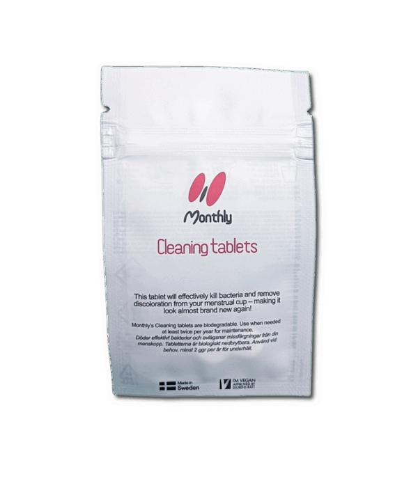 MonthlyCup Cleaning tablets voor menstruatiecups