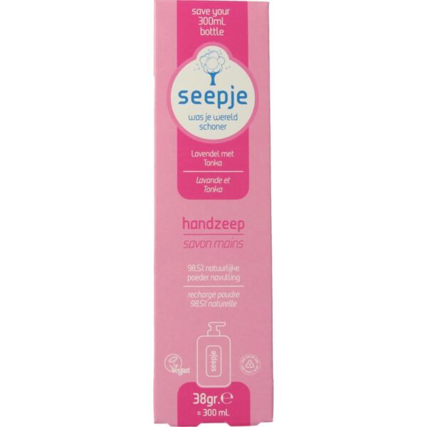 Seepje Handzeep lavendel & tonka navulverpakking