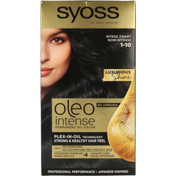 Syoss Color Oleo Intense 1-10 intens zwart haarverf