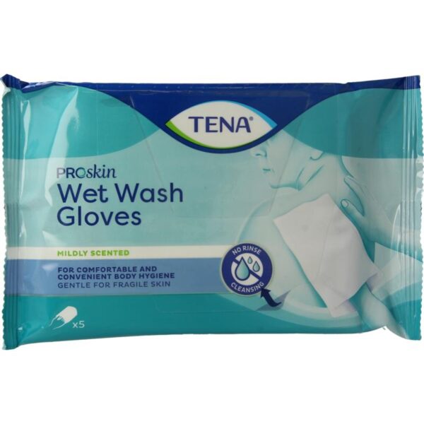 Tena Wetwash glove mild geparfumeerd