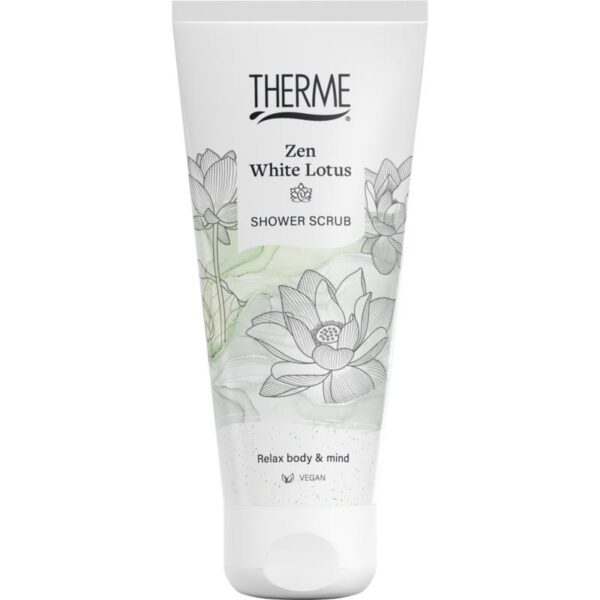 Therme Zen white lotus shower scrub